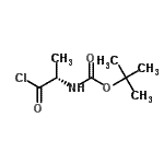 CAS#: 631914-55-1, N-{[(2-Methyl-2-propanyl)oxy]carbonyl}-L-alanyl chloride