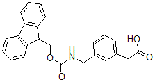 CAS#: 631915-50-9, 3-[[[(9H-Fluoren-9-Ylmethoxy)Carbonyl]Amino]Methyl]-Benzeneacetic Acid