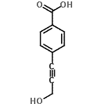 CAS#: 63197-50-2, 4-(3-Hydroxy-1-Propyn-1-Yl)Benzoic Acid