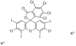 CAS#: 632-68-8, 4,5,6,7-Tetrachloro-3',6'-Dihydroxy-2',4',5',7'-Tetraiodo-Spiro[Isobenzofuran-1(3H),9'-[9H]Xanthen]-3-One Potassium Salt(1:2)