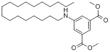 CAS 登录号:63217-37-8, 5-(十八烷基氨基)间苯二甲酸二甲酯