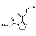 CAS#: 632353-27-6, Ethyl 5-propionyl-1-cyclopentene-1-carboxylate