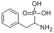 CAS 登录号：6324-00-1， 1-氨基-2-苯基乙基膦酸
