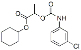 CAS 登录号：6328-37-6， 2-[(3-氯苯基)氨基甲酰氧基]丙酸环己酯