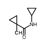 CAS#: 633317-71-2, N-cyclopropyl-1-methyl-cyclopropane-1-carboxamide