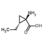 CAS#: 63393-57-7, (1R,2R)-1-Amino-2-Ethylcyclopropanecarboxylic Acid