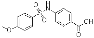 CAS#: 63421-69-2, 4-{[(4-Methoxyphenyl)Sulfonyl]Amino}Benzoic Acid