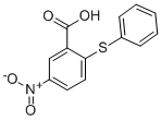 CAS 登录号：6345-67-1， 5-硝基-2-苯基巯基-苯甲酸