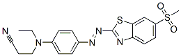 CAS#: 63467-01-6, 3-[Ethyl[4-[[6-(Methylsulphonyl)Benzothiazol-2-Yl]Azo]Phenyl]Amino]Propiononitrile