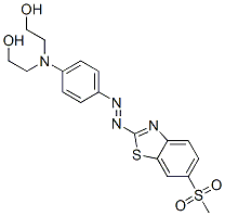 CAS#: 63467-02-7, 2,2'-[[4-[[6-(Methylsulphonyl)Benzothiazol-2-Yl]Azo]Phenyl]Imino]Bisethanol