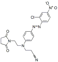 CAS#: 63467-27-6, 3-[[4-[(2-Chloro-4-Nitrophenyl)Azo]Phenyl][2-(2,5-Dioxo-1-Pyrrolidinyl)Ethyl]Amino]Propanenitrile
