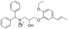 CAS#: 63476-94-8, (E)-(Diphenylmethyl)[3-(2-Ethoxy-5-Prop-1-Enylphenoxy)-2-Hydroxypropyl]Ammonium Chloride