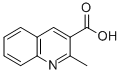 CAS 登录号：635-79-0， 2-甲基-喹啉-3-羧酸