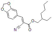 CAS 登录号：63524-66-3， 2-乙基己基 alpha-氰基-3,4-亚甲二氧基肉桂酸酯