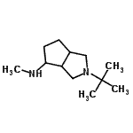 CAS#: 635309-60-3, N-Methyl-2-(2-methyl-2-propanyl)octahydrocyclopenta[c]pyrrol-4-amine