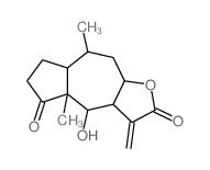 CAS#: 63568-73-0, 9-Hydroxy-5,8a-dimethyl-1-methylene-3a,4,5,5a,6,7,9,9a-octahydroazuleno[7,6-d]furan-2,8-dione