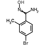 CAS#: 635702-27-1, 4-Bromo-N'-hydroxy-2-methylbenzenecarboximidamide
