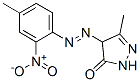 CAS#: 6358-49-2, 2,4-Dihydro-5-Methyl-4-[(4-Methyl-2-Nitrophenyl)Azo]-3H-Pyrazol-3-One