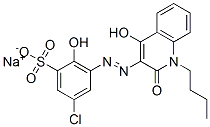 CAS#: 6359-71-3, Sodium 3-[(1-Butyl-1,2-Dihydro-4-Hydroxy-2-Oxo-3-Quinolyl)Azo]-5-Chloro-2-Hydroxybenzenesulphonate