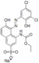 CAS#: 6359-72-4, Sodium 5-[(3,5-Dichloro-2-Hydroxyphenyl)Azo]-4-[(Ethoxycarbonyl)Amino]-6-Hydroxynaphthalene-2-Sulphonate