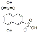 CAS 登录号：6361-37-1， 1-萘酚-4,7-二磺酸