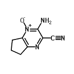 CAS#: 63630-29-5, 3-Amino-6,7-Dihydro-5H-Cyclopenta[b]Pyrazine-2-Carbonitrile 4-Oxide