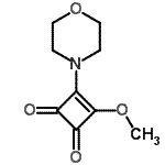 CAS 登录号：636601-11-1， 3-甲氧基-4-(4-吗啉基)-3-环丁烯-1,2-二酮