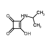 CAS 登录号：636601-19-9， 3-羟基-4-(异丙基氨基)-3-环丁烯-1,2-二酮