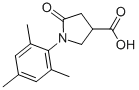 CAS 登录号：63675-25-2， 5-氧代-1-(2,4,6-三甲基-苯基)-吡咯烷-3-羧酸