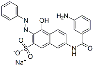 CAS#: 6369-35-3, Sodium 7-[(3-Aminobenzoyl)Amino]-4-Hydroxy-3-(Phenylazo)Naphthalene-2-Sulphonate