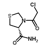 CAS#: 637018-75-8, (4R)-3-(Chloroacetyl)-1,3-thiazolidine-4-carboxamide