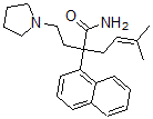 CAS 登录号：63704-66-5， alpha-(3-甲基-2-丁烯基)-alpha-(1-萘基)-1-吡咯烷丁酰胺