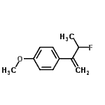 CAS#: 637041-24-8, 1-(3-Fluoro-1-buten-2-yl)-4-methoxybenzene