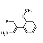 CAS#: 637041-30-6, 1-[(2Z)-1-Fluoro-2-buten-2-yl]-2-methoxybenzene