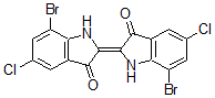 CAS#: 6371-35-3, 7,7'-Dibromo-5,5'-Dichloro-gamma2,2'(3H,3'H)-Bi[1H-Indole]-3,3'-Dione