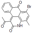 CAS#: 63723-54-6, 1-Acetyl-6-bromo-4-methyl-3H-dibenz(f,ij)isoquinoline-2,7-dione