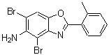 CAS#: 637302-94-4, 4,6-Dibromo-2-(2-methylphenyl)-1,3-benzoxazol-5-amine