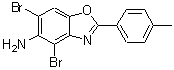 CAS#: 637302-95-5, 4,6-Dibromo-2-(4-methylphenyl)-1,3-benzoxazol-5-amine