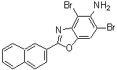 CAS 登录号：637303-05-0， 4,6-二溴-2-(2-萘基)-1,3-苯并恶唑-5-胺