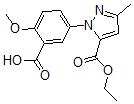 CAS 登录号：637318-31-1， 1-(3-羧基-4-甲氧基苯基)-3-甲基-1H-吡唑-5-羧酸乙酯