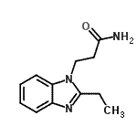 CAS#: 637322-34-0, 3-(2-Ethyl-1H-benzimidazol-1-yl)propanamide