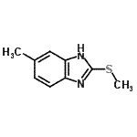 CAS#: 637322-92-0, 6-Methyl-2-(methylsulfanyl)-1H-benzimidazole