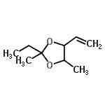CAS#: 63759-56-8, 2-Ethyl-2,4-Dimethyl-5-Vinyl-1,3-Dioxolane