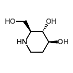 CAS#: 637771-88-1, (2S,3S,4S)-2-(Hydroxymethyl)-3,4-piperidinediol