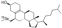 CAS 登录号：63795-61-9， 硒基去甲胆固醇