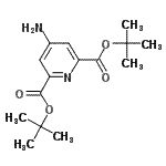 CAS#: 638128-21-9, Bis(2-methyl-2-propanyl) 4-amino-2,6-pyridinedicarboxylate