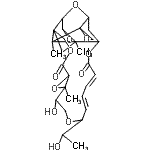 CAS#: 63814-58-4, 16-Hydroxy-19-(1-Hydroxyethyl)-6,15,27-Trimethyl-12H,24H-Spiro[2,5,11,14,18,25-Hexaoxahexacyclo[24.2.1.0<Sup>3,9</Sup>.0<Sup>4,6</Sup>.0<Sup>9,27</Sup>.0<Sup>13,15</Sup>]Nonacosa-20,22-Diene-28,2'-Oxirane]-12,24-Dione