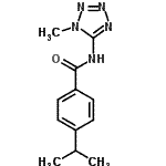 CAS 登录号：638146-75-5， 4-异丙基-N-(1-甲基-1H-四唑-5-基)苯甲酰胺