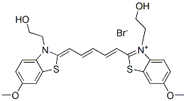 CAS#: 63815-82-7, 3-(2-Hydroxyethyl)-2-[5-[3-(2-Hydroxyethyl)-6-Methoxy-3H-Benzothiazol-2-Ylidene]Penta-1,3-Dienyl]-6-Methoxybenzothiazolium Bromide