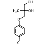CAS 登录号：63834-70-8， 3-(4-氯苯氧基)-2-甲基-1,2-丙烷二醇